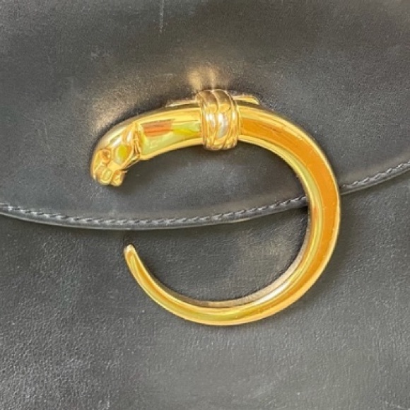 Vintage Cartier Panthere black shoulder bag - Picture 4 of 5